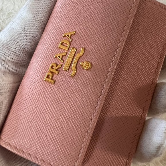 PRADA Saffiano Leather Card Case Wallet - Picture 7 of 10